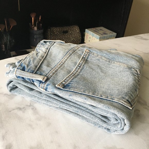 Zara 100% Cotton Mom Jeans - Picture 6 of 7